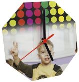 Relógio octogonal Personalizado com foto